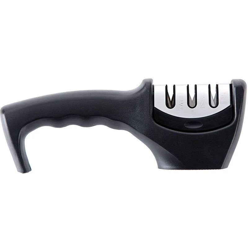 Razor-Sharp Handheld Knife Sharpener with Three-Stage Sharpening Process for Effortless Meal Preparation