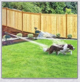 Spray Away Solar-Powered Motion-Activated Garden Sprinkler for pest deterrent