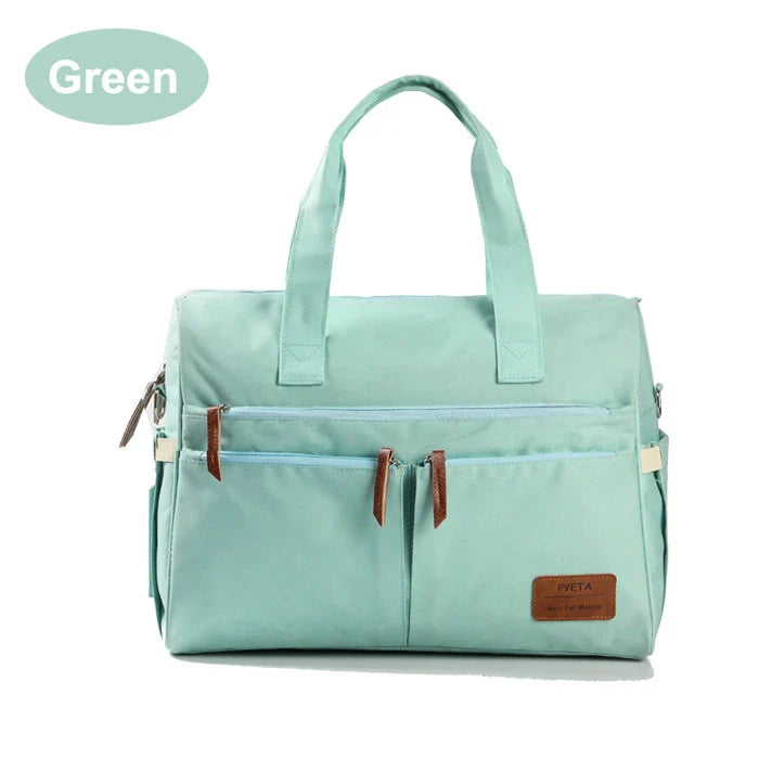 Premium 600D polyester messenger bag with spacious compartment and adjustable strap for modern mums in the UK