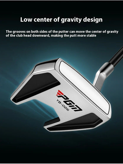 Premium golf putter with low centre of gravity for stable, consistent putting on the green