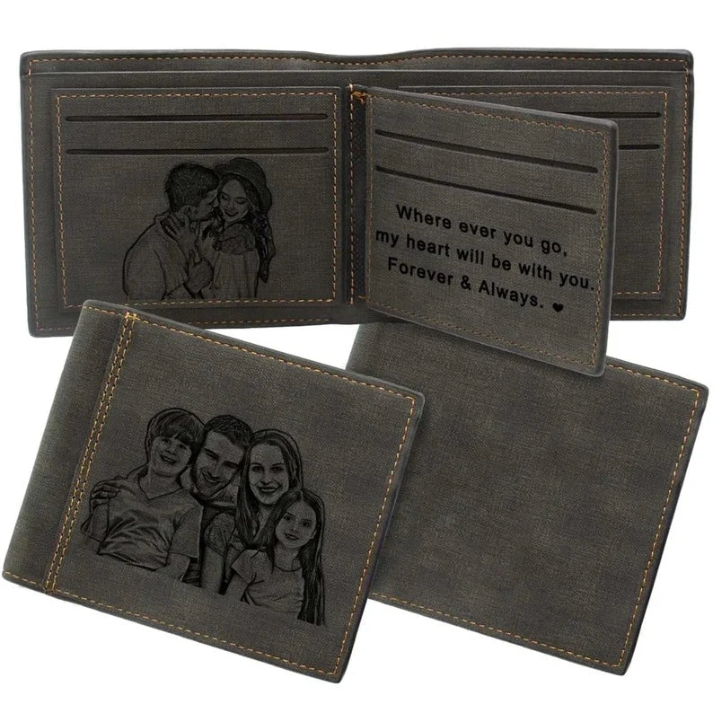 Premium short leather wallet in brown, tan, and black colours for British gentlemen