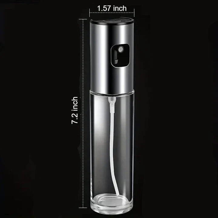 Premium glass oil sprayer for healthier cooking and baking, featuring an elegant design and versatile functionality.