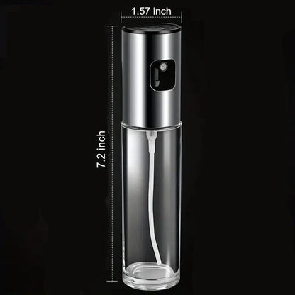 Premium glass oil sprayer for healthier cooking and baking, featuring an elegant design and versatile functionality.