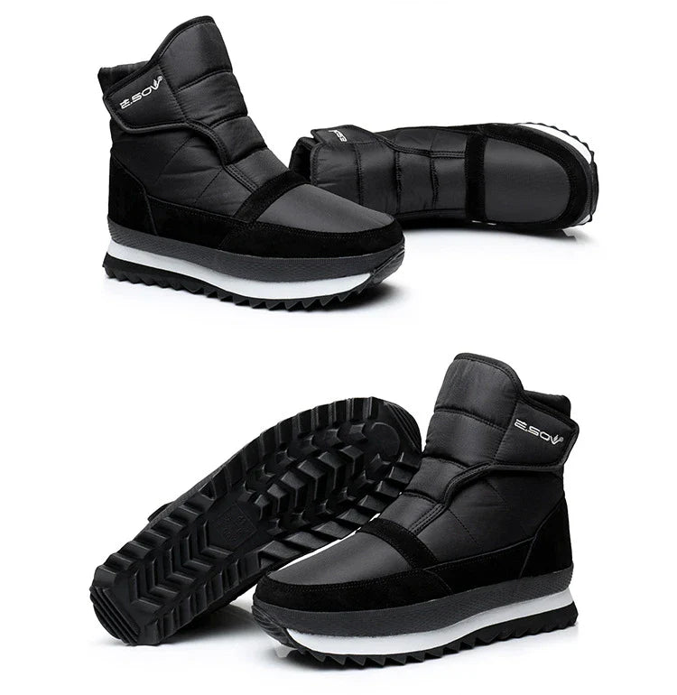 Men's winter shoes with a unique and stylish design, thick soles for warmth and comfort, and a variety of colour options
