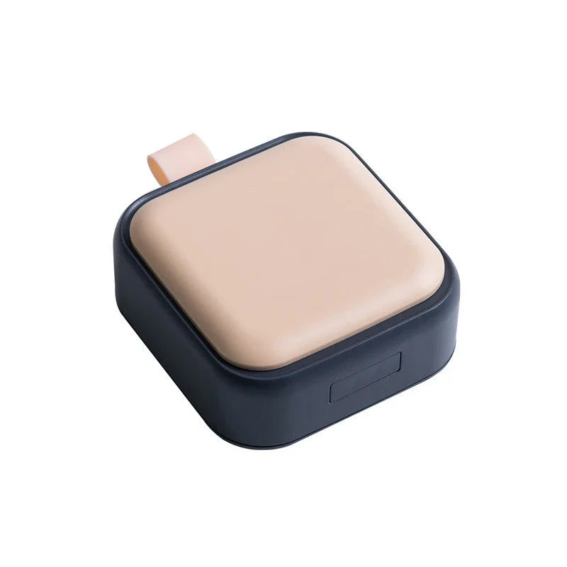 Compact 4-Grid Nordic Pill Box - Stylish and Practical Medication Organiser with Separate Compartments