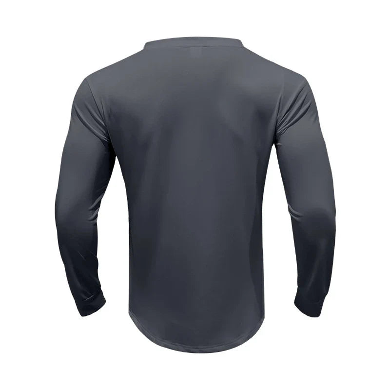 Premium men's slim-fit buttoned v-neck knit top in various colours, showcasing a tailored, sophisticated design