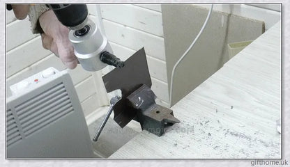 Double-Headed Metal Nibbler - a versatile tool that turns your drill into a powerful cutting machine for effortless metal, plastic, and soft material cutting