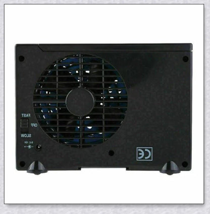 Compact Portable Car Air Conditioner with adjustable settings and non-slip base for keeping your vehicle cool and comfortable.