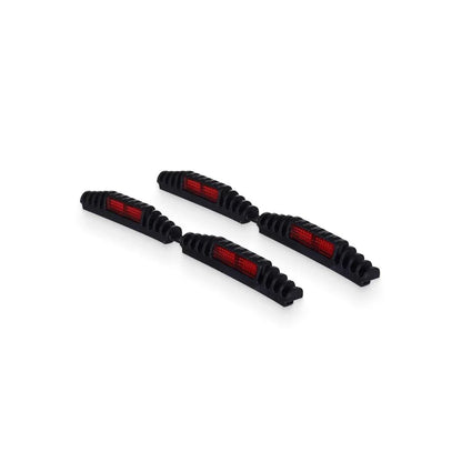 Reflective Ridged Door Guard Strips for protecting car doors from dings, dents, and damage in crowded parking spaces
