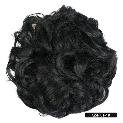 Messy Chignon Donut Hair Bun Pad in Fawn Brown, a versatile hair accessory that provides effortless elegance