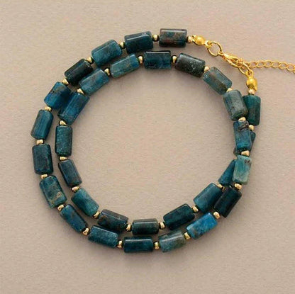 Elegant red natural stone necklace with minimalist design, crafted in the United Kingdom