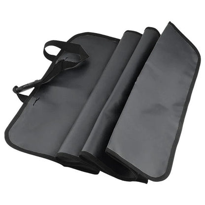 Premium waterproof pet car seat cover in red, designed to protect vehicle's back bench from dirt, fur, and spills