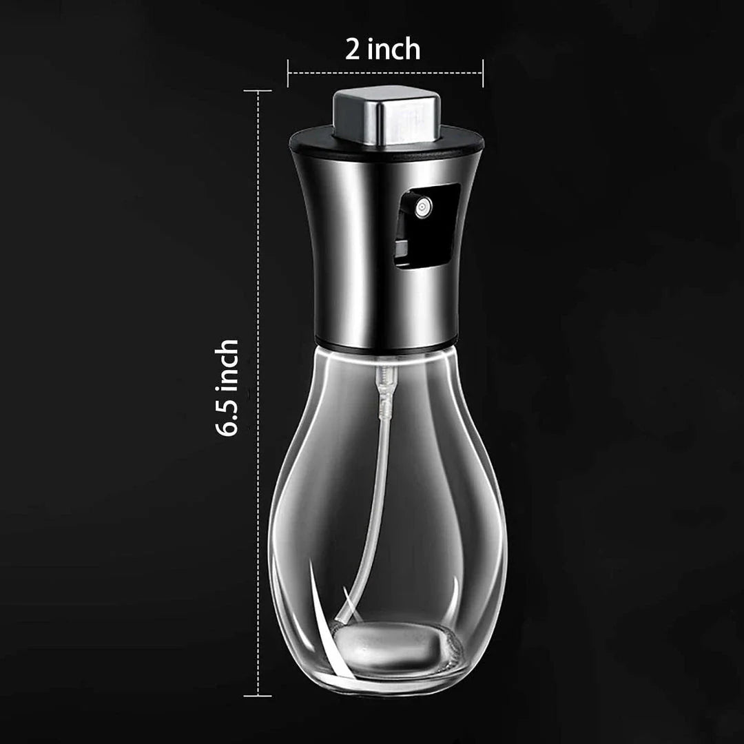 Premium glass oil sprayer for healthier cooking and baking, featuring an elegant design and versatile functionality.