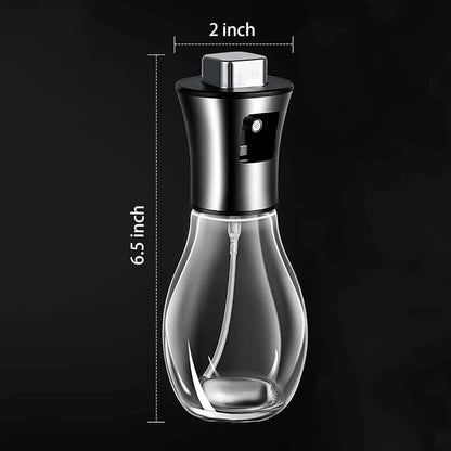 Premium glass oil sprayer for healthier cooking and baking, featuring an elegant design and versatile functionality.
