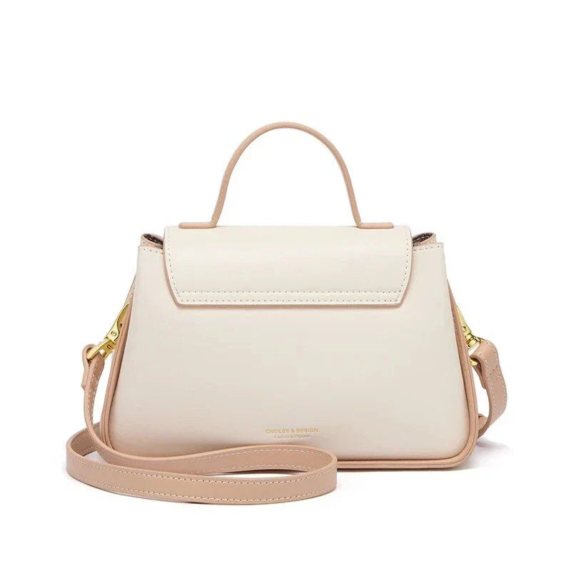 Luxury leather shoulder bag for women, featuring a sleek design, spacious interior, and premium split leather construction.