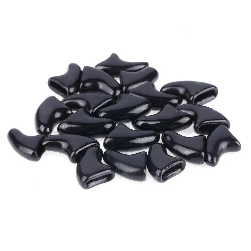 Premium soft rubber cat nail caps in various sizes for protecting your feline friend's paws and preventing furniture scratching