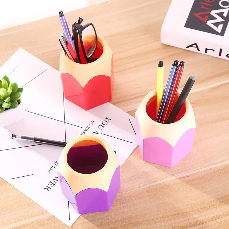 Premium desk organiser for pens, pencils, makeup brushes and small accessories