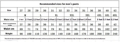 Comfortable striped straight-leg casual trousers in various colours and sizes