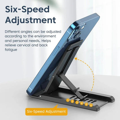 Trendha Premium Desk Phone Holder Stand in different colours, providing a convenient and organised solution for your workspace