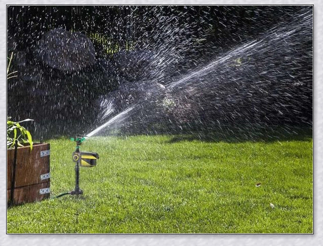 Spray Away Solar-Powered Motion-Activated Garden Sprinkler for pest deterrent