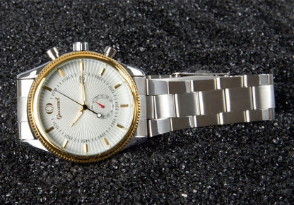 Premium British-made steel-belt business watch with a classic, elegant design
