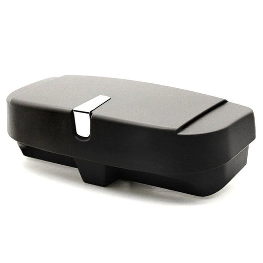 Magnetic car sunglasses case with storage slot for ID, cards, and parking tickets