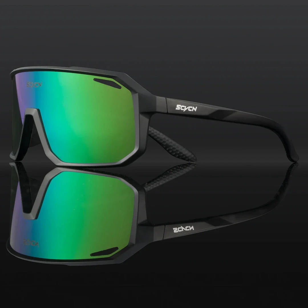 Multi-Sport UV400 Polycarbonate Sunglasses with TR-90 Frame for Cycling, Hiking, and Outdoor Activities