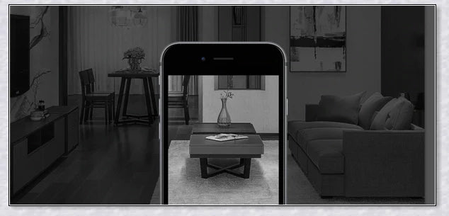 Intelligent indoor security camera with 360-degree panoramic coverage, auto-tracking, and remote access capabilities