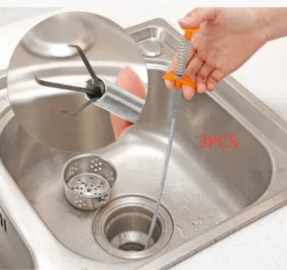 Trendha Four-Claw Pipe Unblocker - A durable and efficient tool for clearing blocked sinks and drains