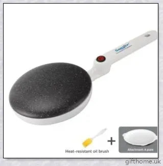Premium Spherical Crepe Maker with Non-Stick Coating for Effortless Crepe-Making