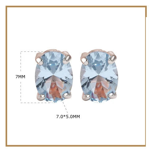 Geometrically simple sterling silver earrings in a rose gold finish, showcasing a minimalist and elegant design