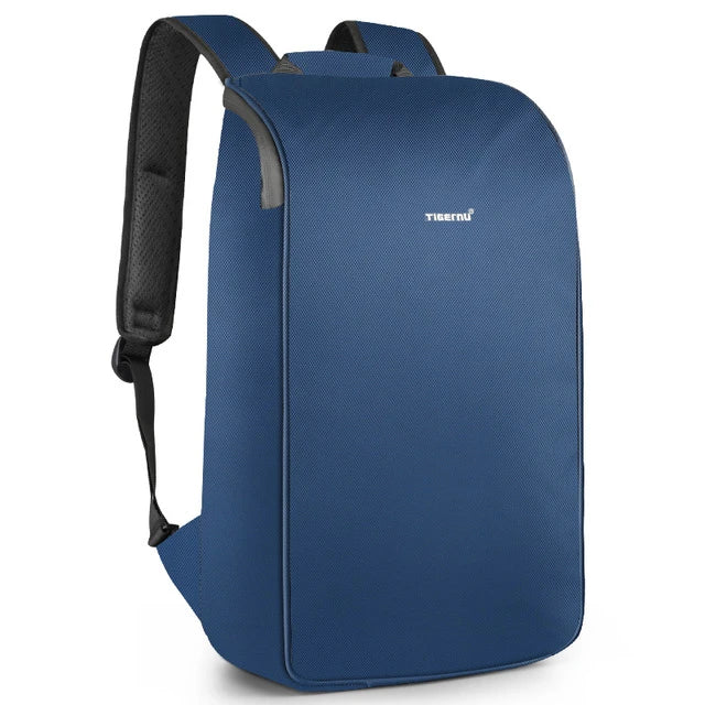 Premium high-capacity USB backpack with 15.6-inch laptop compartment, USB charging port, and durable water-resistant construction