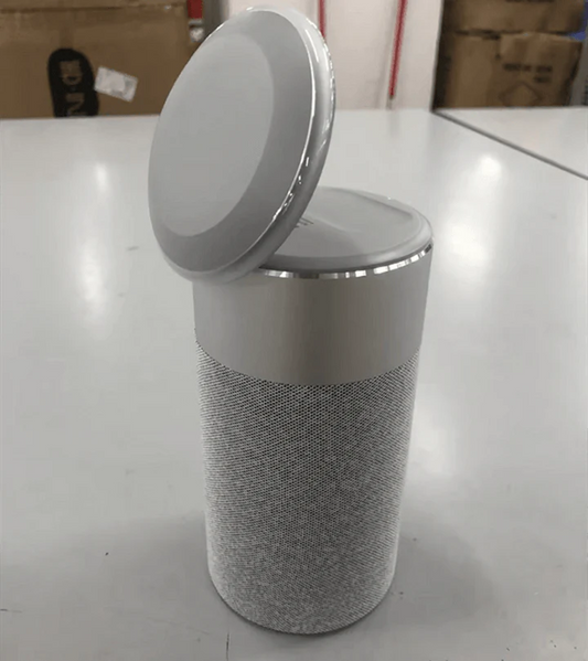 Premium 3-in-1 Wireless Charging Hub with Bluetooth Speaker and Touch Lamp for Home and Office Use