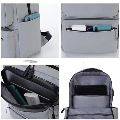 Premium waterproof outdoor backpack for men with laptop compartment, multiple pockets, and breathable design