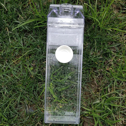 Premium transparent water bottle made with eco-friendly materials, featuring a crystal-clear design and durable construction for everyday hydration