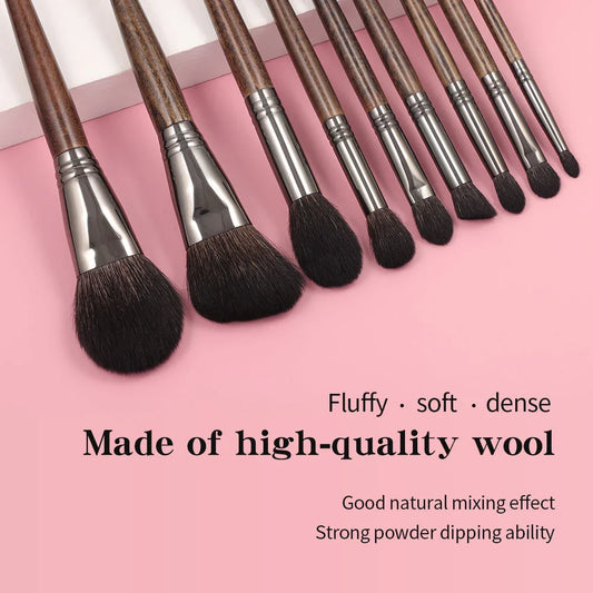 A 22-piece premium makeup brush set with high-quality synthetic and goat hair bristles for a smooth, even application and professional-level results.
