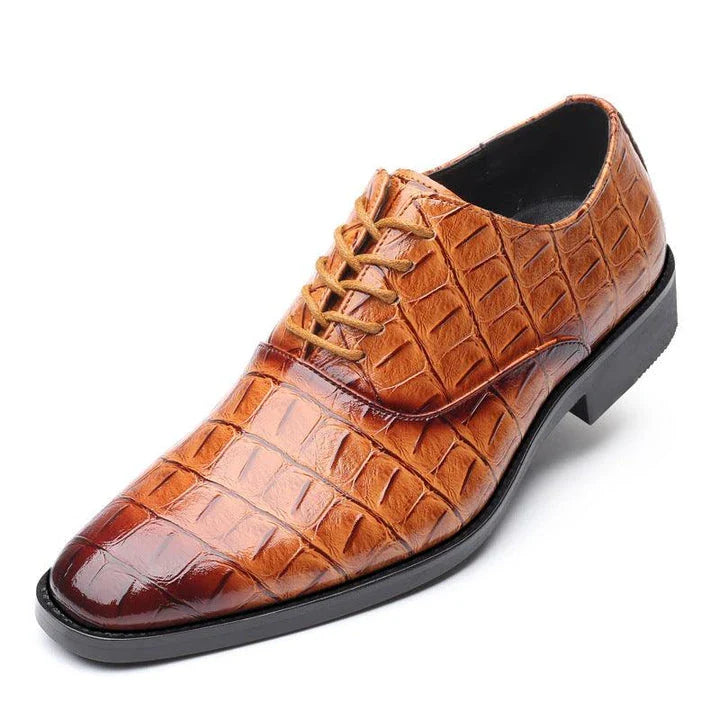 Premium British-made casual leather shoes in various colours, designed for plus-size men