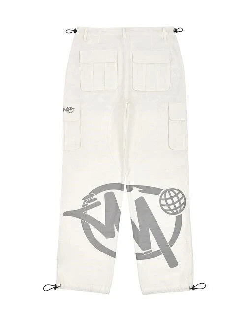 Premium casual overalls in sapphire blue, grey, and white colours, featuring a loose, comfortable fit and tailored silhouette for a polished, versatile style.