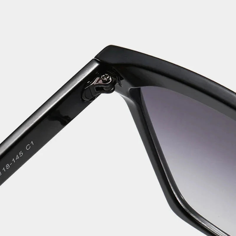 Stylish oversized square sunglasses for women with UV400 protection and gradient lenses