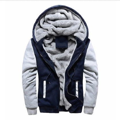 Premium padded velvet coat with thick insulating lining, available in various colours for stylish and sporty men in the UK