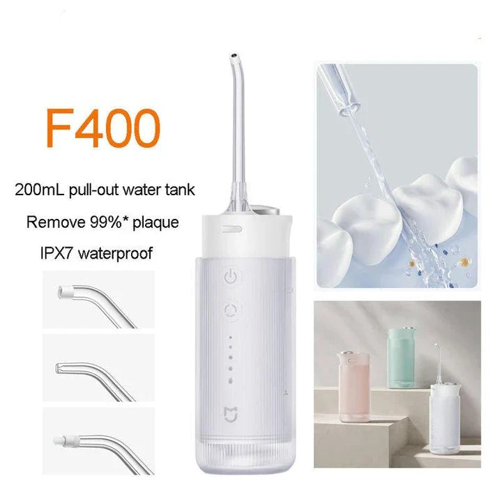 Premium Portable Electric Water Flosser with 200ml Tank for Thorough Teeth Cleaning and Plaque Removal