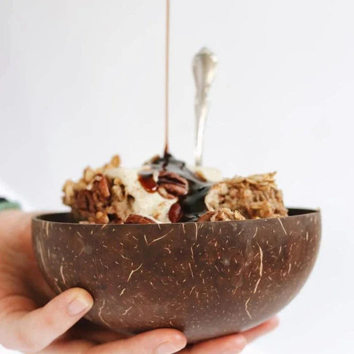Premium Natural Coconut Bowls - Handcrafted Eco-Friendly Kitchenware for Serving, Decorating and Everyday Use