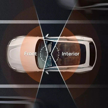 Premium dual-channel dash cam with night vision and 24-hour parking surveillance for enhanced road safety and security