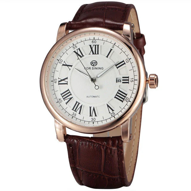 Premium mechanical wristwatch with a sleek, classic British design and durable construction