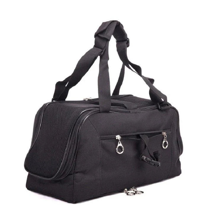Premium waterproof nylon pet carrier for safe and comfortable pet transportation in the UK