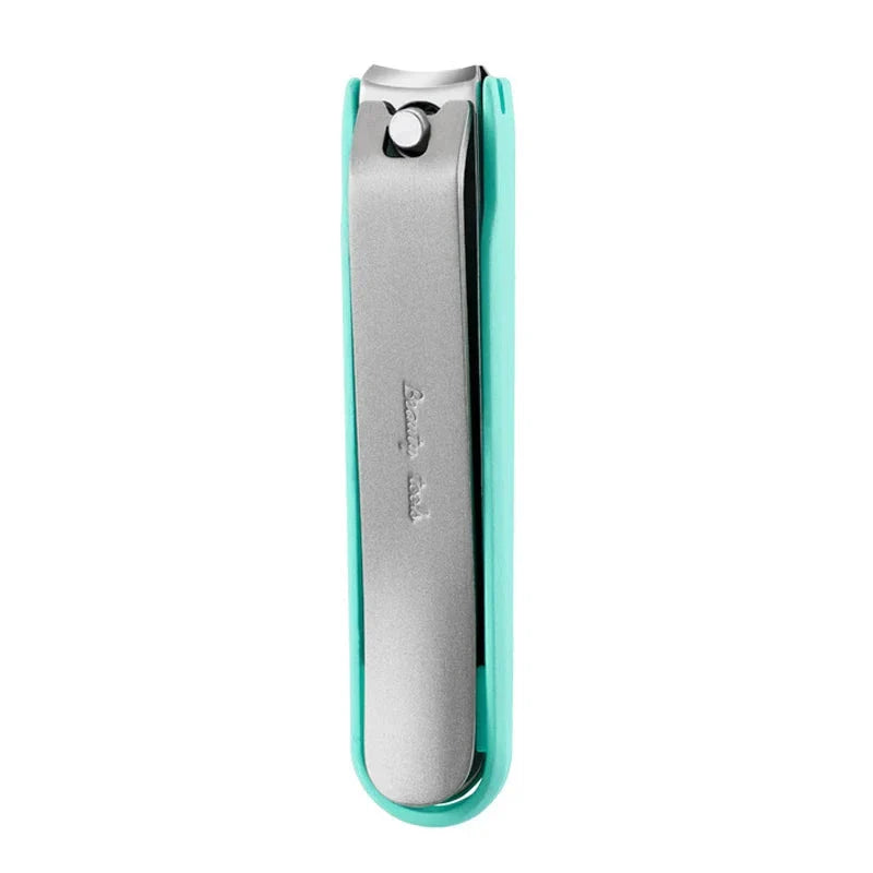 Premium stainless steel nail clippers with anti-splash design, detachable for easy cleaning, suitable for fingernails and toenails
