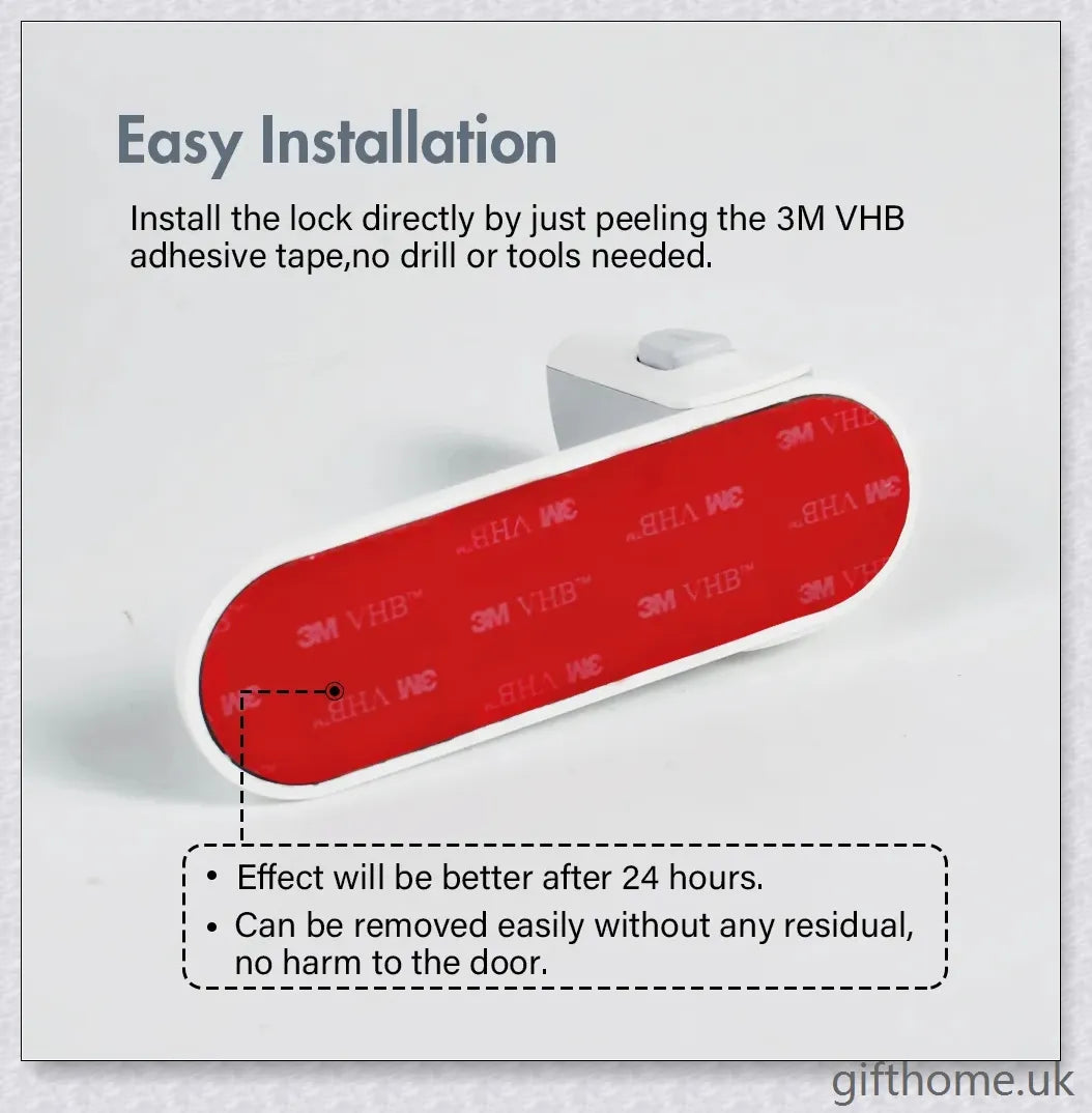Premium anti-pet door lock for children's safety, with sleek design and durable construction