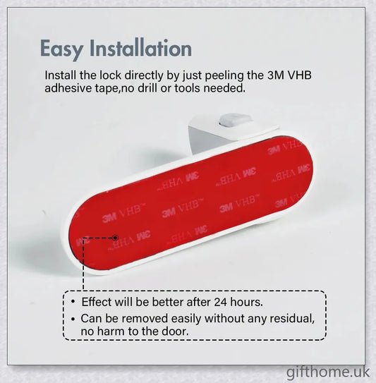 Premium anti-pet door lock for children's safety, with sleek design and durable construction