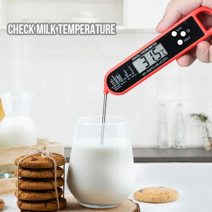 Premium Digital Kitchen Thermometer with Precision Probe - Accurate temperature readings for perfect cooking results