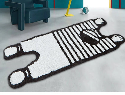 Cosy and stylish polyester bedroom blanket with a vibrant cartoon-inspired design, offering a cashmere-like soft texture and versatile use in the bedroom, living room, or anywhere in the home.